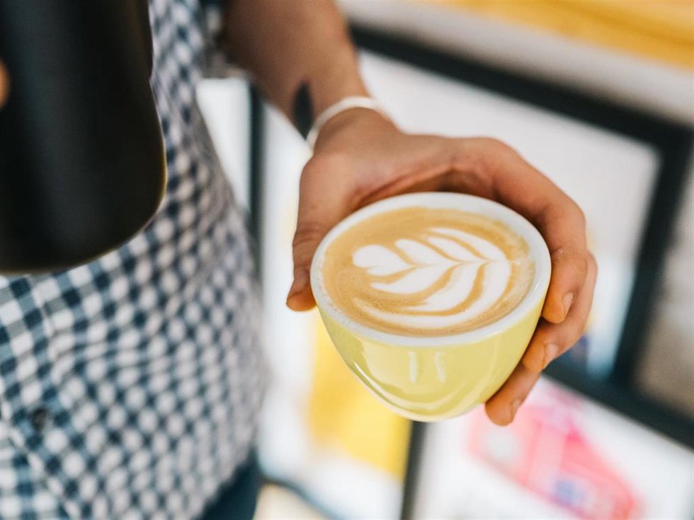 Café con bebida vegetal