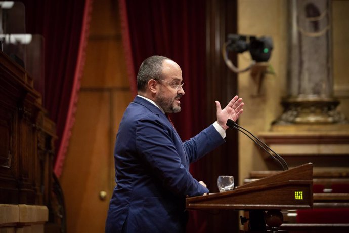 Arxiu - El president del PP de Catalunya, Alejandro Fernández