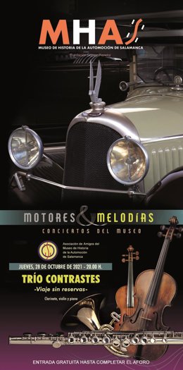 Archivo - Cartel de la iniciativa Motores y Melodías.