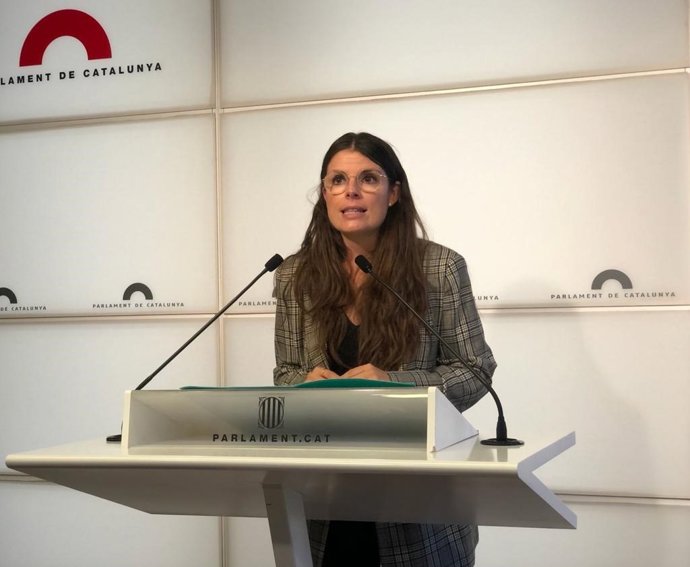 La portavoz de Junts en el Parlament, Mnica Sales