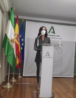 La delegada de la Junta en Jaén, Maribel Lozano.