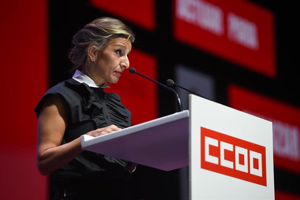 La vicepresidenta segunda y ministra de Trabajo y Economía Social, Yolanda Díaz