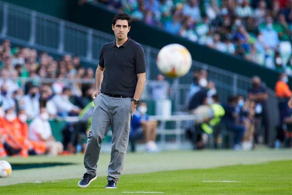 Andoni Iraola, técnico del Rayo