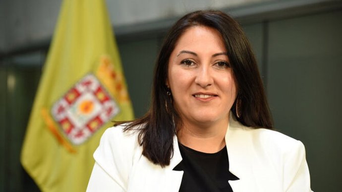 La secretaria de Municipalismo y Relaciones Institucionales de Podemos Andalucía, Alejandra Durán