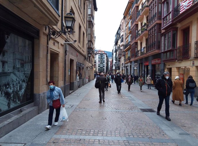 Zona comercial del Casco Viejo de Bilbao