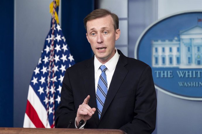 Archivo - 23 August 2021, US, Washington: USNational Security Advisor Jake Sullivan speaks during a press briefing in the White House Press Briefing Room. Photo: Michael Brochstein/SOPA Images via ZUMA Press Wire/dpa