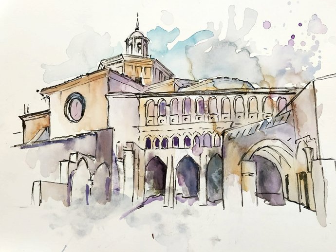 Una de las ilustraciones de 'El cuaderno del viajero', de Calatayud.