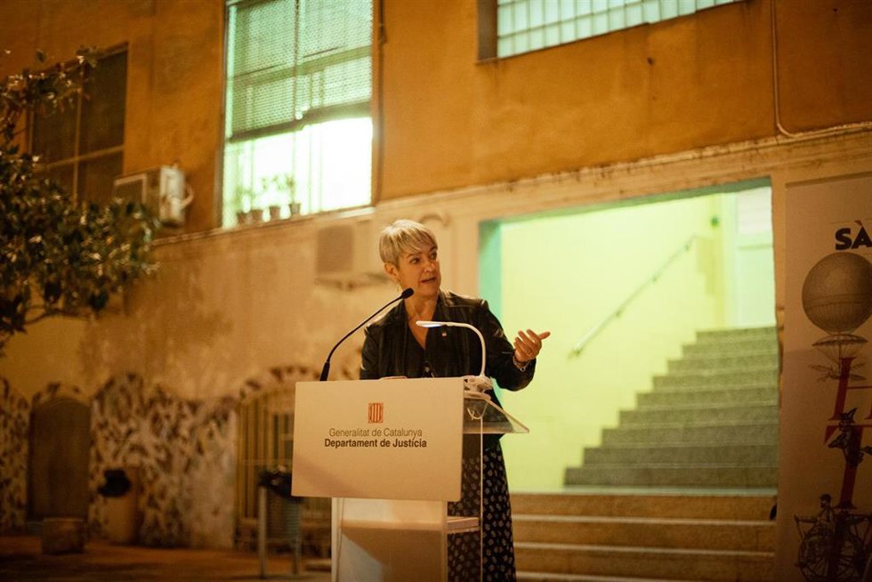 La consellera de Justicia de la Generalitat, Lourdes Ciuró, a 25 de octubre de 2021, en Barcelona, Catalunya (España).