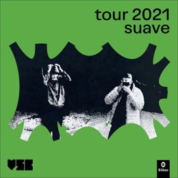 Imagen del cartel del tour de la banda vizcaína Suave.
