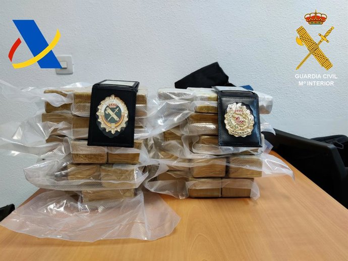 Heroína incautada en el aeropuerto de Gran Canaria