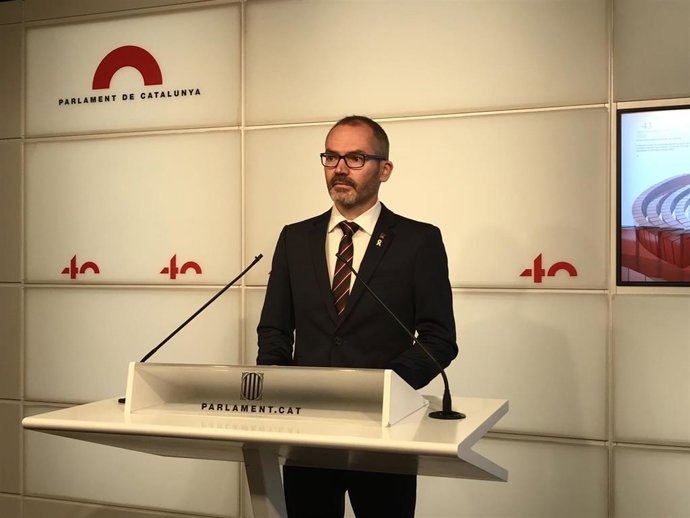 Archivo - El vicepresidente primero del Parlament, Josep Costa