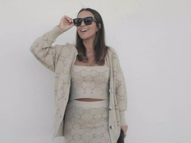 Paula Echevarría, protagonista del look del día con su favorecedor conjunto de Mango