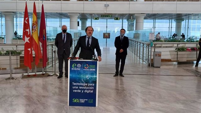 El viceconsejero de Medio Ambiente, Vivienda y Agricultura de la Comunidad de Madrid, Mariano González, en la inauguración del Smart Energy Congress