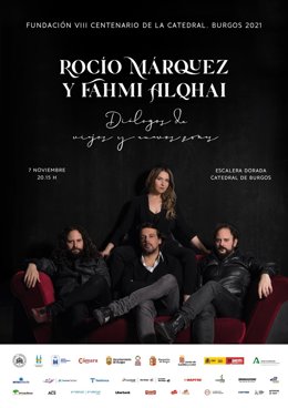 Concierto flamenco de Rocío Márquez y Fahmi Alqhai en la Catedral de Burgos.