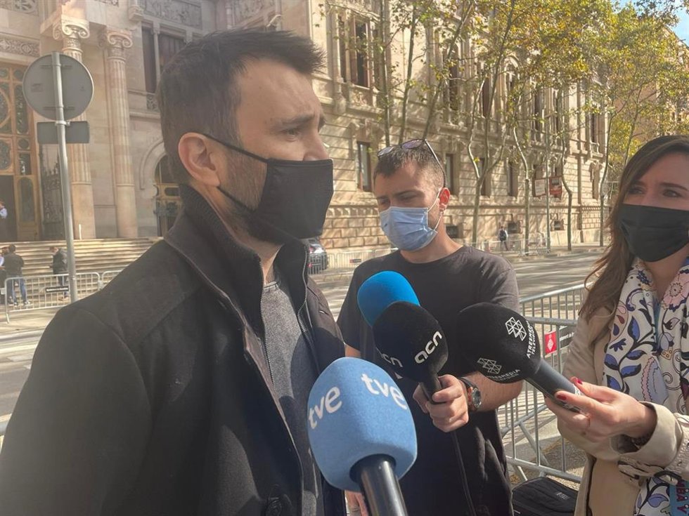 El secretario tercero de la Mesa del Parlament y diputado de la CUP, Pau Juvill