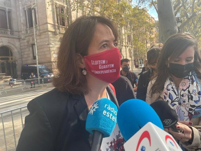 La presidenta de l'ANC, Elisenda Paluzie
