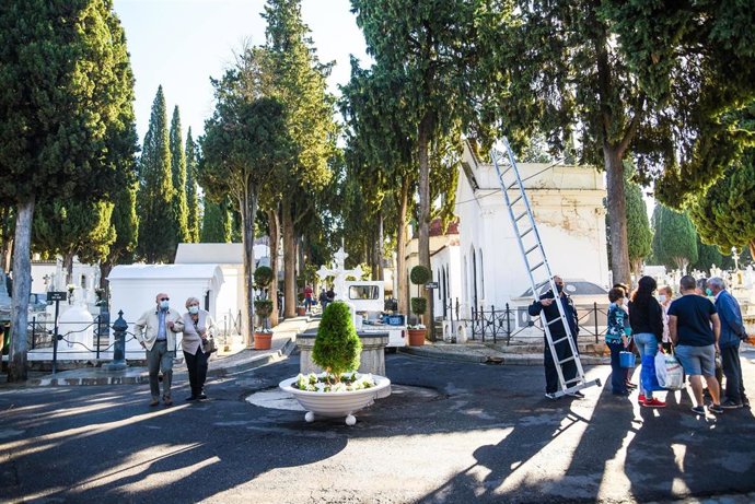 Vista general del cementerio de Mérida