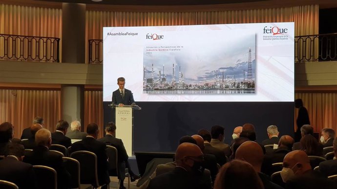 El presidente de la Federación Empresarial de la Industria Química Española (Feique), Carles Navarro