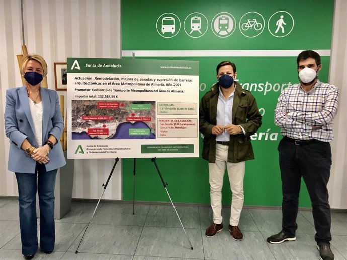 La delegada de Fomento, Eloísa Cabrera, presenta en plan inversor