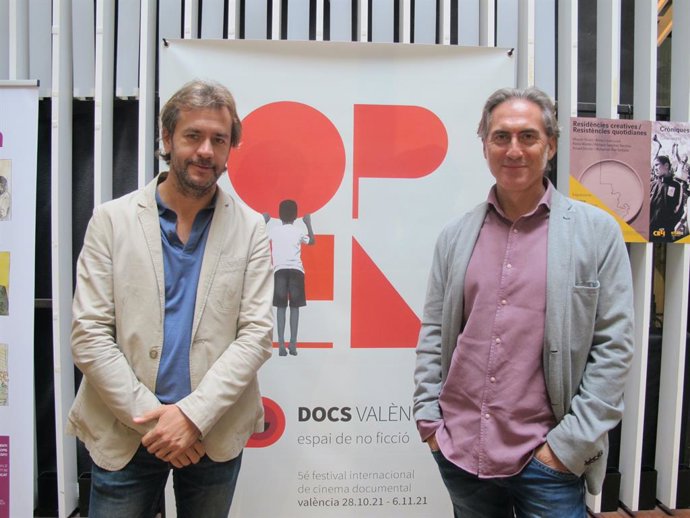 .- El Director De La Productora Valenciana Troppemedia Javier Álvarez, Acompañado Del Compositor Valenciano Daniel Abad, Presentan El Documental 'La Palabra Maldita' En Docs Valncia