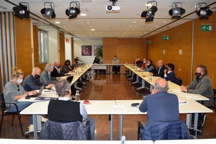 Participantes de la mesa agraria de Catalunya