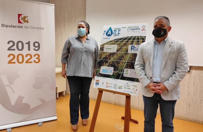 Dolores Amo y Francisco Javier Ruiz en la presentación de ExpoFare.