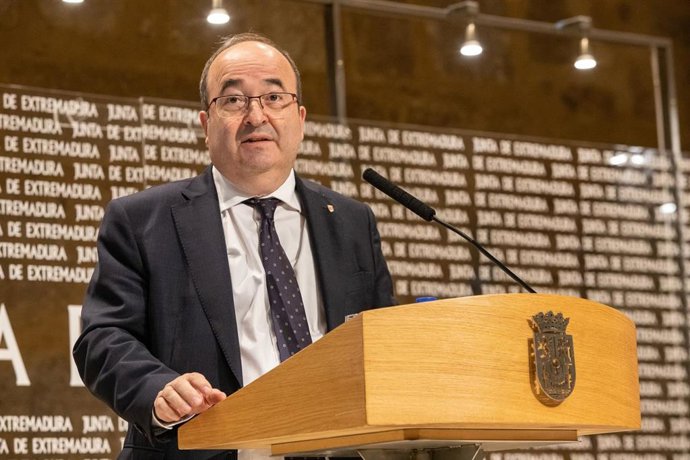 El ministro de Cultura, Miquel Iceta