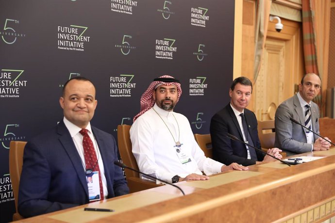 The Royal Commission for AlUla signs landmark agreements with AECOM and an international French consortium comprising Egis, Assystem and Setec during the Future Investment Initiative in Riyadh