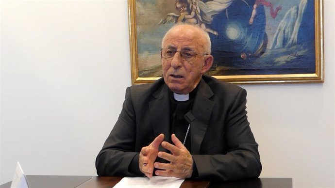 El obispo de Sigüenza-Guadalajara, Atilano Rodríguez