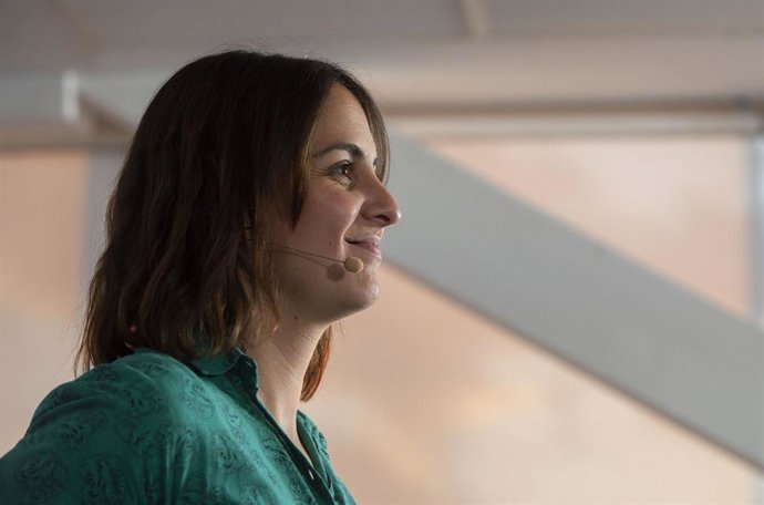 Archivo - La portavoz de Más Madrid en el Ayuntamiento de Madrid, Rita Maestre, durante una rueda de prensa en Madrid (España). 