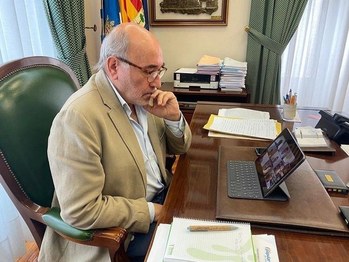 El senador del PP por la provincia de Zaragoza, José Manuel Aranda.