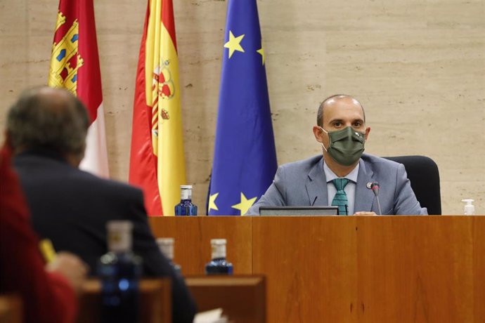 Pablo Bellido en la Mesa de las Cortes