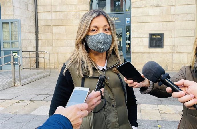 La portavoz del Grupo Municipal Popular en el Ayuntamiento de Burgos, Carolina Blasco.