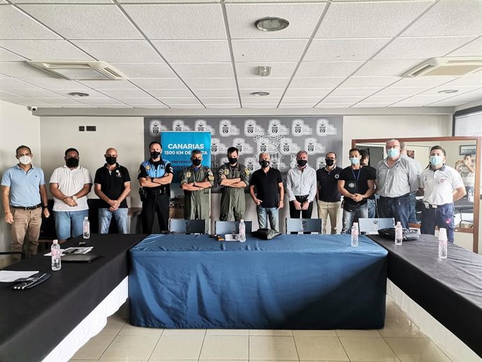 Reunión de coordinación para la celebración este 30 de octubre en la playa de Las Canteras del Día Mundial para la prevenion de ahogamientos