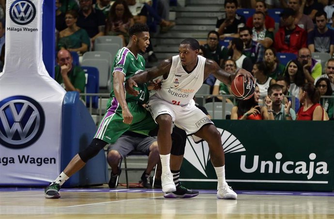 Archivo - Deon Thompson, durante su época en el San Pablo Burgos