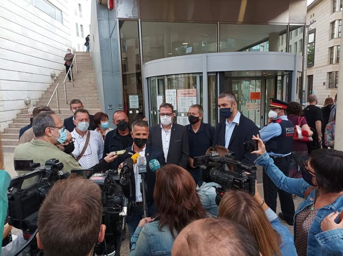 Archivo - Miquel Serra hal declarar en el juzgado de lo penal 3 de Lleida .