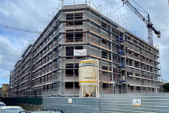 Archivo - Edificio en construcción