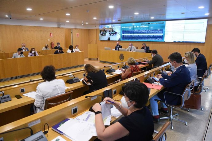 Imagen de archivo del pleno de la Diputación de Sevilla