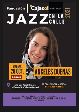 Cartel de la actuación de Ángeles Dueñas Trío