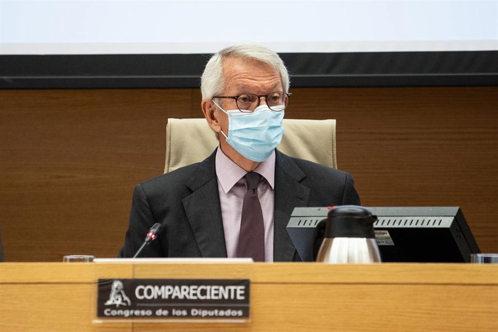 El secretario de Estado de Educación, Alejandro Tiana, en la Comisión de Educación y FP del Congreso de este jueves