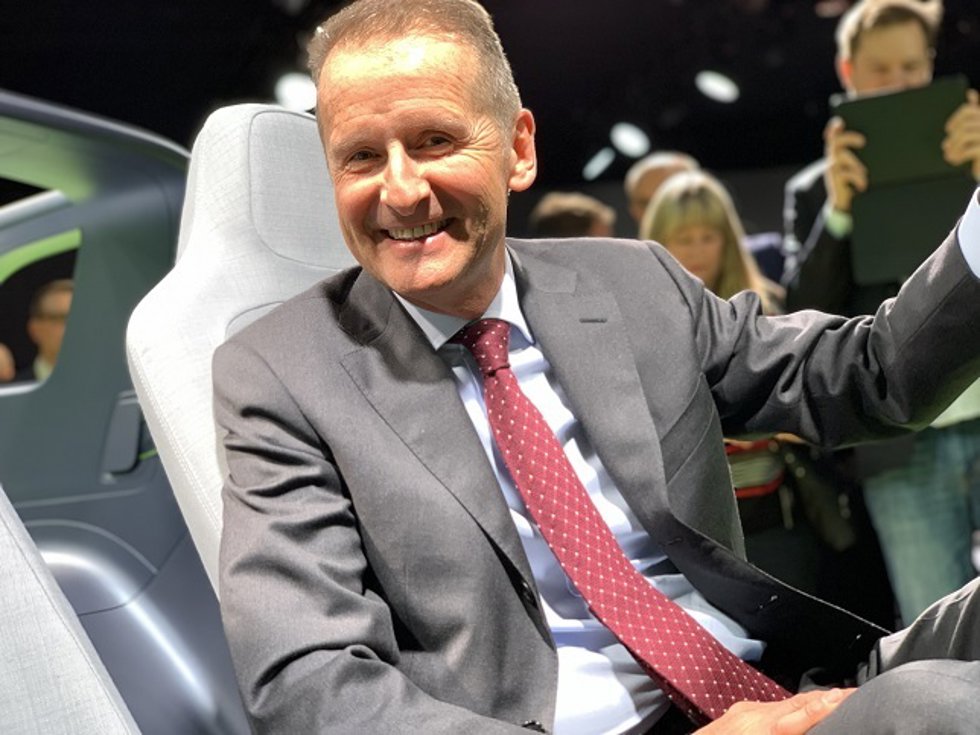 Archivo - Herbert Diess, consejero delegado del grupo Volkswagen
