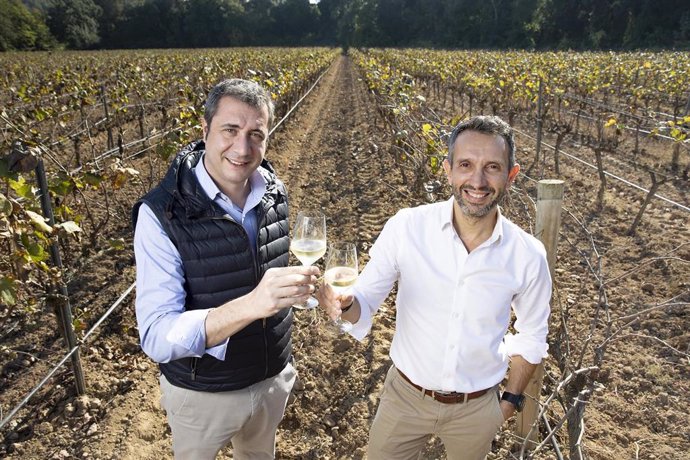 El ceo de Raventós Codorníu, Sergio Fuster, y del director de Bodegas y Operaciones de Raventós Codorníu, Diego Pinilla.