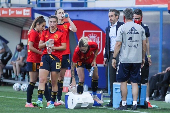 Archivo - Jorge Vilda of Spain during the women international friendly match played between Spain and Belgium at Santo Domingo stadium on Jun 10, 2021 in Alcorcon, Madrid, Spain.