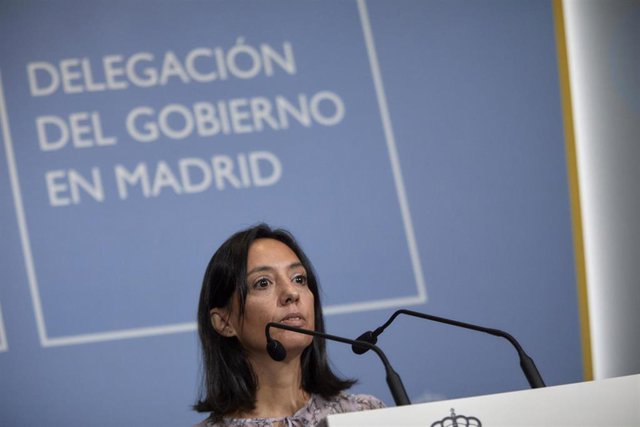 Archivo - La delegada del Gobierno en la Comunidad de Madrid, Mercedes González, ofrece un rueda de prensa en la sede de la Delegación, a 21 de septiembre de 2021, en Madrid, (España). Durante su comparecencia, convocada para valorar las diversas cuestion