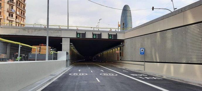 El túnel de les Glries de Barcelona 