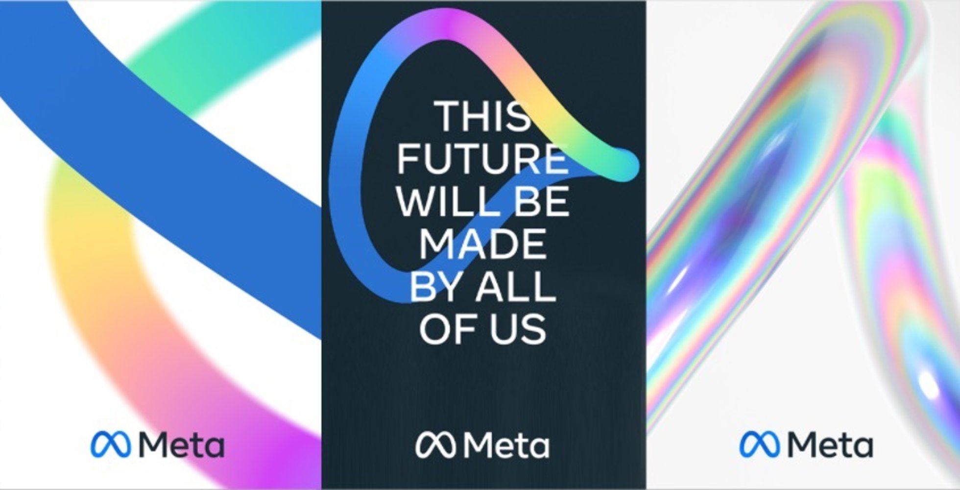 Logo de Meta, la empresa matriz de Facebook