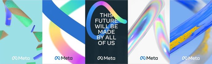 Logo de Meta, la empresa matriz de Facebook