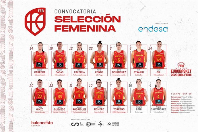 Convocatoria de España para la primera ventana