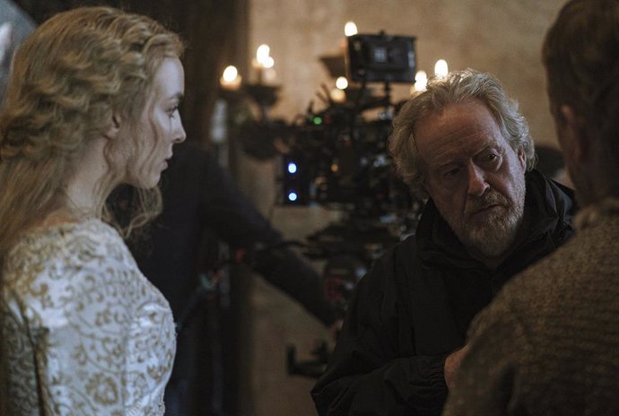 Archivo - Ridley Scott dirige 'El último duelo': "Si dicen que la película va del 'Me too' vale, pero no la hicimos por eso"