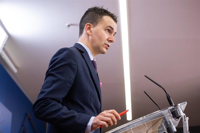 El portavoz del Grupo Parlamentario Socialista en el Congreso de los Diputados, Héctor Gómez.